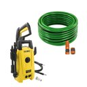 Ver imagem 1 de Lavadora Lava Jato Alta Pressão 1200w 220v + Mangueira Verde Pvc 15m com Acessórios Tramontina