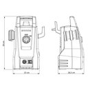 Ver imagem 4 de Lavadora Lava Jato Alta Pressão 1200w 220v + Mangueira Verde Pvc 15m com Acessórios Tramontina