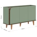 Ver imagem 4 de Aparador Buffet Ambiente Jurerê Hortelã Amêndoa - Colibri