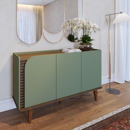 Aparador Buffet Ambiente Jurerê Hortelã Amêndoa - Colibri - 1