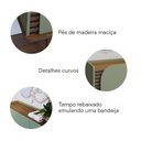 Ver imagem 7 de Aparador Buffet Ambiente Jurerê Hortelã Amêndoa - Colibri