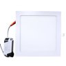 Luminária Quadrada de Embutir Led Elgin 18w - 2700k Luz Branco Morna - 2