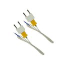 Ver imagem 1 de Kit 2 Sensor Temperatura Ambientes Tipo K Termopar Medidor Soquete Adaptador Tp-10 Instrutherm