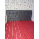 Ver imagem 4 de Cabeceira de Cama Queen: Suede Cinza