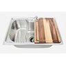 Cuba Gourmet 50x40cm Inox 304 com Torneira Gourmet e Tábua - 4