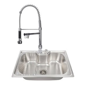 Cuba Gourmet 50x40cm Inox 304 com Torneira Gourmet e Tábua