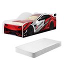 Ver imagem 1 de Cama Solteiro Carro Vermelho Power com Colchão
