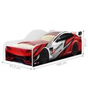 Ver imagem 3 de Cama Solteiro Carro Vermelho Power com Colchão