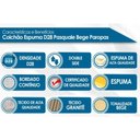 Ver imagem 2 de Colchão Viúva Espuma D28 Pasquale Clean (128x188x14) - Paropas