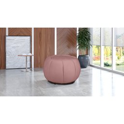 Puff Concha 60cm Veludo: Rosa - 2