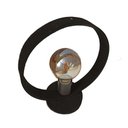 Ver imagem 1 de Abajur Luminária de Mesa Madeira Redonda Face - Lâmpada E27:preto