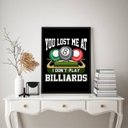 Ver imagem 2 de Quadro Decorativo Bilhar Sinuca 24x18cm - com Vidro:madeira Branca