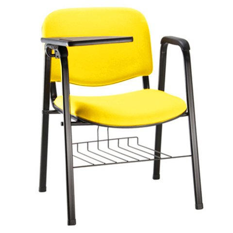 Cadeira Universitária para Auditórios Linha Hotel Amarelo