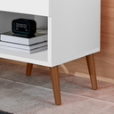 Ver imagem 2 de Mesa De Cabeceira Mudo Box Quarto Cama Naty Branco