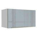 Ver imagem 1 de Armário Aéreo Madesa Lux 60 cm 1 Porta Basculante Branco/Cinza