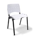 Ver imagem 3 de Cadeira Secretaria Ergoplax Fixa - Branco