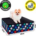 Ver imagem 2 de Cama Box Caminha Pet + Lençol Impermeável para Cachorros e Gatos Luxo Bf Colchões