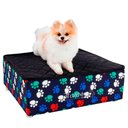 Ver imagem 1 de Cama Box Caminha Pet + Lençol Impermeável para Cachorros e Gatos Luxo Bf Colchões