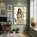 Ver imagem 2 de Quadro Decor Justiça Viva 70x50cm Mold Preta
