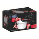 Ver imagem 2 de Panela de Pressão Solar 4,5l 22 Cm em Aço Inox Fundo Triplo Tramontina