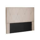 Ver imagem 1 de Cabeceira Aquilla Para Cama Box Queen 160 cm Suede - D’Rossi - Bege