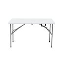 Ver imagem 2 de Mesa Maleta Branca Dobrável 1,22x61cm