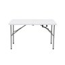 Mesa Maleta Branca Dobrável 1,22x61cm - 2