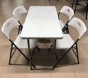 Ver imagem 5 de Mesa Maleta Branca Dobrável 1,22x61cm