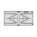 Ver imagem 4 de Mesa Maleta Branca Dobrável 1,22x61cm