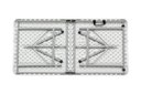 Ver imagem 4 de Mesa Maleta Branca Dobrável 1,22x61cm