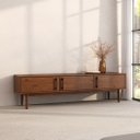 Ver imagem 2 de Rack Tv 75 Polegadas para Sala Moderno Madeira Castanho Tecca Idimex