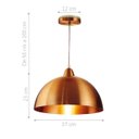 Ver imagem 2 de Pendente Meia Lua Deluxe Cobre