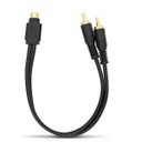 Ver imagem 1 de Cabo Rca Femêa para 2 Cabo Rca Macho - 30cm Adaptador