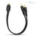 Ver imagem 2 de Cabo Rca Femêa para 2 Cabo Rca Macho - 30cm Adaptador