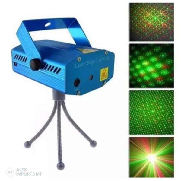 Mini Projetor Holográfico Laser com Efeitos 3D Jogo de Luz Iluminação - 2