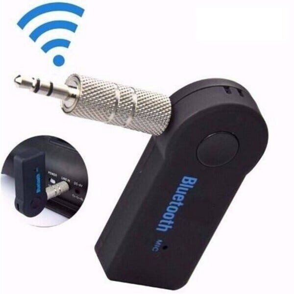 Adaptador Receptor Bluetooth Com Microfone Usb Musica P2 Chamada Som Carro Celular