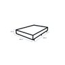 Cama Box Casal 138 Bello Box - Tecido Sintético Marrom - 3