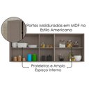 Ver mais imagens de Cozinha Armario 6 Peças Balcao com Tampo 200 cm Unna Gris Poliman