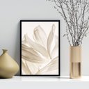 Ver imagem 2 de Quadro Decorativo Pétalas Brancas Fundo Branco 24x18cm:madeira Branca