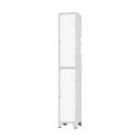 Ver imagem 1 de Armário Roupeiro de Aço para Vestiário 2 Portas Locker Branco com Chave