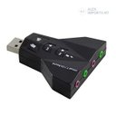 Ver imagem 2 de Adaptador de Som USB 7.1 Canais 4 Portas Exbom Usom-20 Adapitador Conector