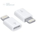 Ver imagem 2 de Adaptador Iphone 5 Macho USB-Micro 5-Fêmea 5 6 7 8 X Ipad Ipod
