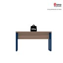 Ver imagem 2 de Mesa Escritório 1340x600x750mm M1340pe40tub Walnut-azul Delrei