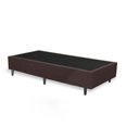 Ver imagem 2 de Cama Box Solteiro Cama Box Base Simples Estrutura Madeira Marrom Sintético Galeria da Camas