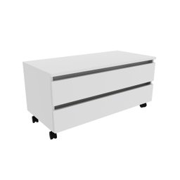 Kit Banheiro Com Cuba Inclusa Gabinete e Balcão Móvel Cor: Branco - 9