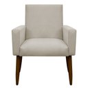Ver imagem 2 de Kit 2 Poltronas Decorativa Nina Cadeira Escritório Believe:Bege