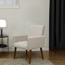 Ver imagem 5 de Kit 2 Poltronas Decorativa Nina Cadeira Escritório Believe:Bege