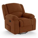 Ver imagem 1 de Poltrona do Papai Reclinável Melim Glider Giratória Massagem Vel Terracota Fh1 - D'Rossi