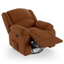 Ver imagem 7 de Poltrona do Papai Reclinável Melim Glider Giratória Massagem Vel Terracota Fh1 - D'Rossi