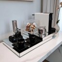 Ver imagem 3 de Bandeja Espelhada Decorativa 2 Andares 30x55cm